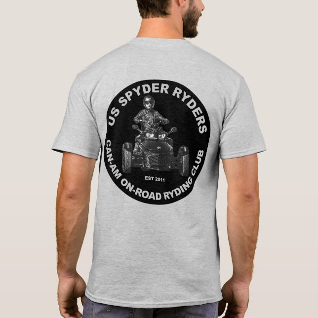 Central New Jersey Chapter - Round Black T-Shirt (Back)