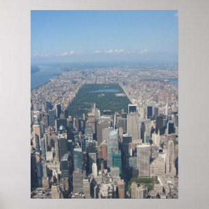 Central Park Aerial Poster