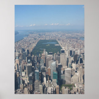 Central Park Aerial Poster