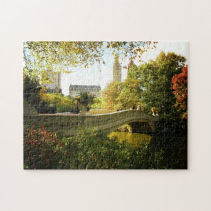 Central Park Autumn Puzzle -  Bow Bridge