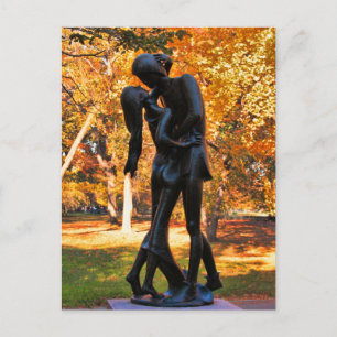 Central Park Autumn: Romeo & Juliet Statue 02 Postcard