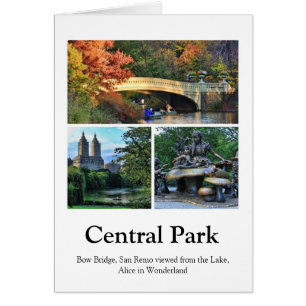 Central Park: Bow Bridge, San Remo, Alice in W....