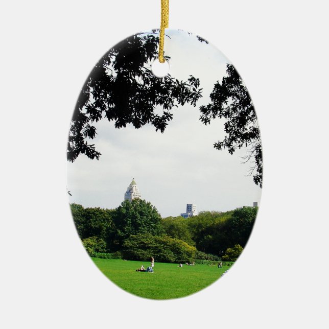 Central Park Ceramic Tree Decoration (Front)