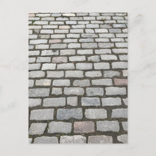Central Park Cobblestones Stone Pathway NYC Photo Postcard