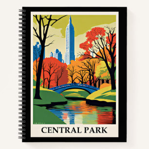Central Park colorful illustration Notebook