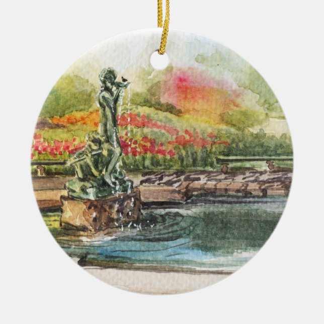 Central Park Conservatory Garden NYC Ornament (Front)