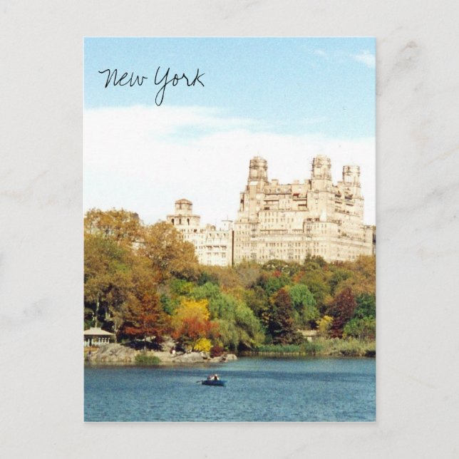 central park fall postcard (Front)