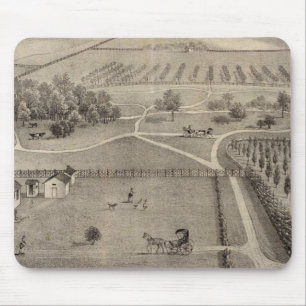 Central Park farm & residence of Geo S Park Mouse Mat