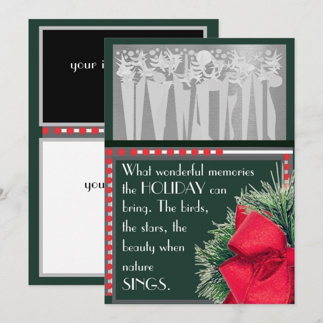 Central Park Flat 5x7 Holiday Card (Front/Back)