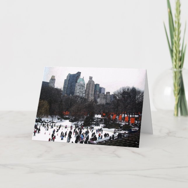 Central Park Gates Holiday Card (Front)