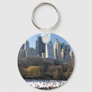 Central Park Ice Rink Key Ring