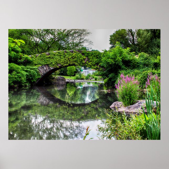 Central Park Landscape Photo Poster (Front)