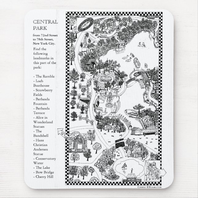 Central Park Mousepad (Front)
