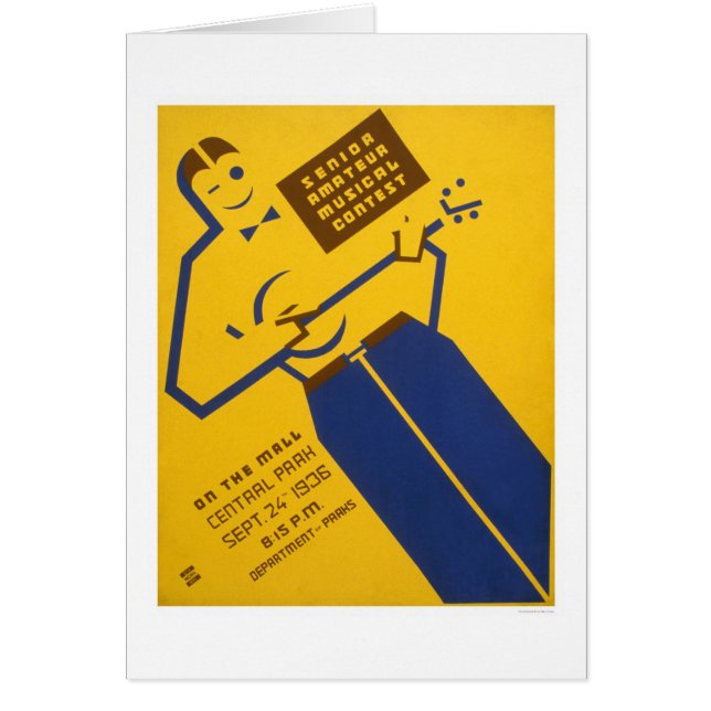 Central Park Musical 1936 WPA (Front)