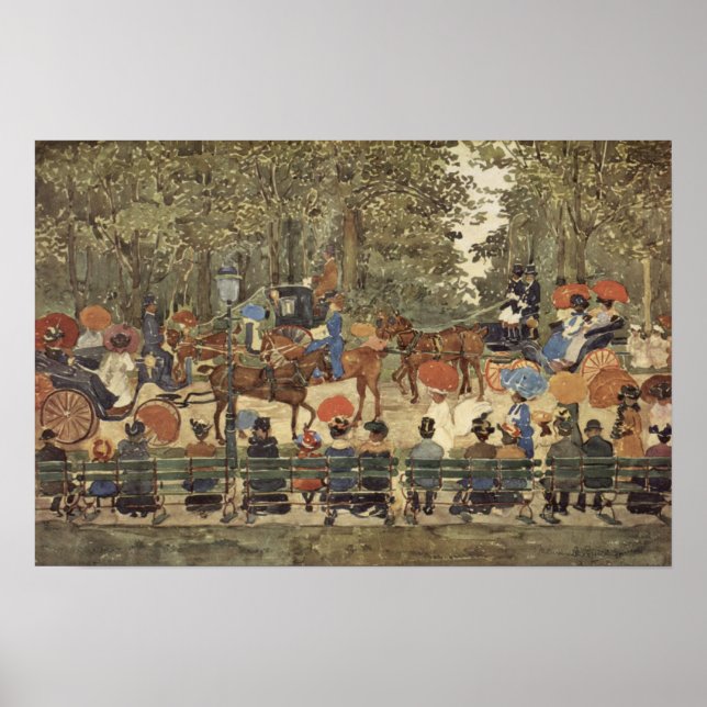 Central Park, New York, 1901 Poster (Front)