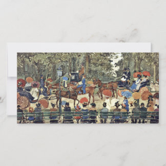 Central Park New York By Prendergast Maurice Brazi