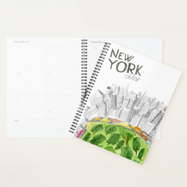 Central Park & New York City Collage Planner (Display)