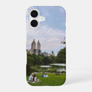 Central Park New York City Skyline & Lake Scenic iPhone 16 Case