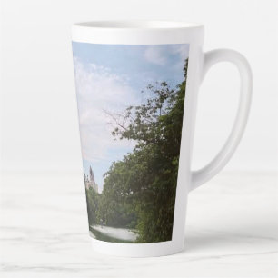 Central Park New York City Skyline & Lake Scenic Latte Mug