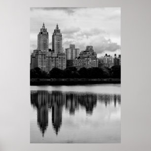 Central Park New York City Skyline Poster