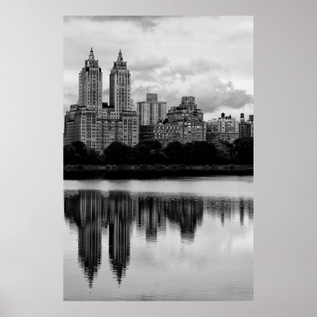 Central Park New York City Skyline Poster (Front)