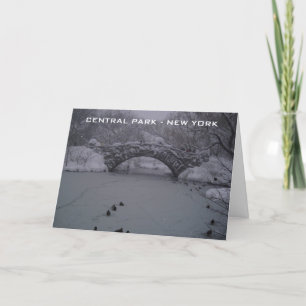 CENTRAL PARK - NEW YORK HOLIDAY CARD