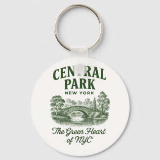 Central Park New York Key Ring