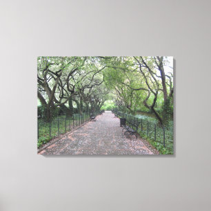 Central Park NYC Conservatory Garden Photo Canvas