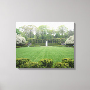Central Park NYC Conservatory Garden Photo Canvas Print