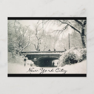 central park nyc postcard