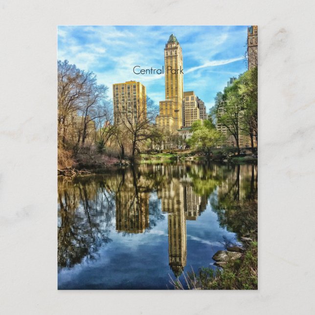 Central Park, NYC, Postcard (Front)