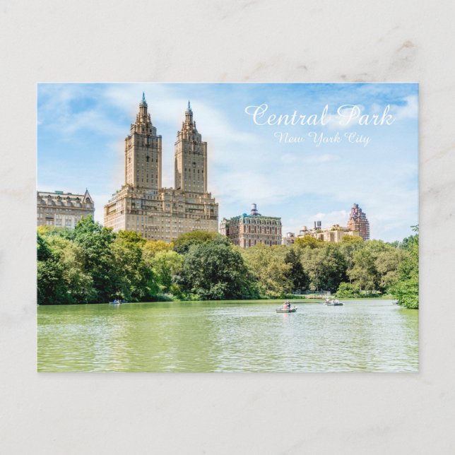 Central Park Postcard (Front)