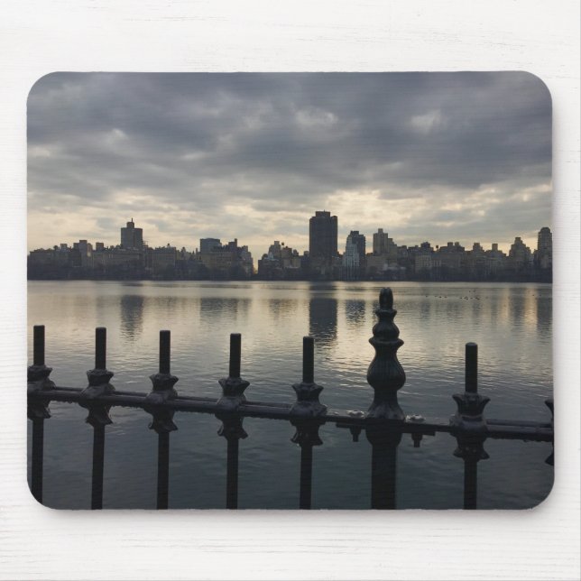 Central Park Reservoir New York City Sunrise NYC Mouse Mat (Front)
