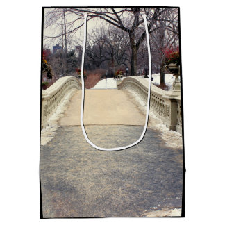 Central Park’s Bow Bridge Photo Medium Gift Bag