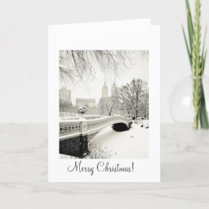 Central Park Snow - Christmas Holiday Card
