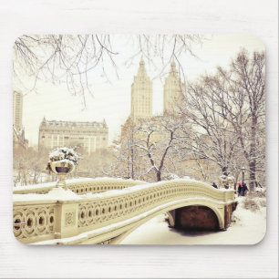 Central Park Snow - Winter New York Mouse Mat