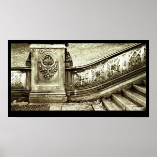 Central Park Stairs Poster