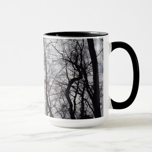 Central Park Trees In Winter Mug (Right)