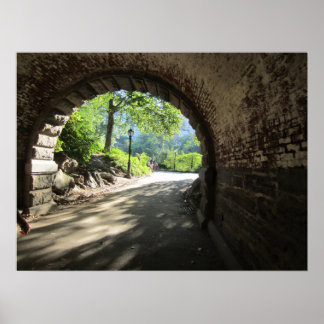 Central Park tunnel Poster