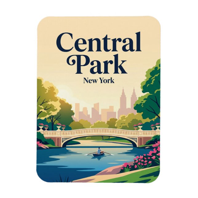 Central Park USA Magnet (Vertical)
