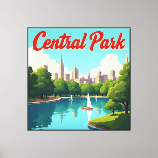 Central Park View Canvas Print (Front)