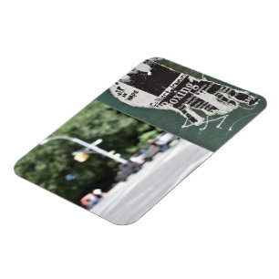 Central Park West NYC Boxing Flyer Photography Magnet