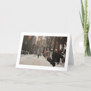 CENTRAL PARK ZOO IN THE SNOW CARD