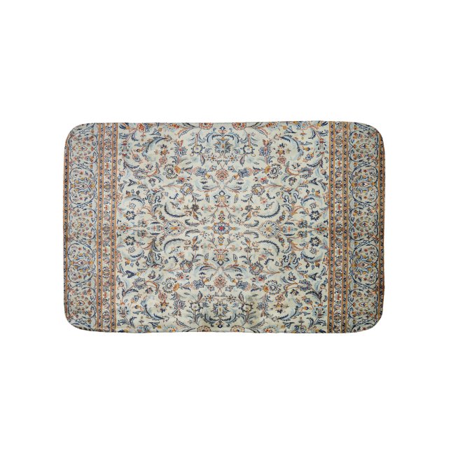 Central Persia Muted Dusty Cream Grey Rug (Front)