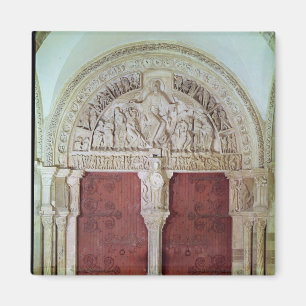 Central Portal Narthex Church Sainte-Madelaine Magnet