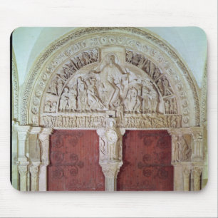 Central Portal Narthex Church Sainte-Madelaine Mouse Mat