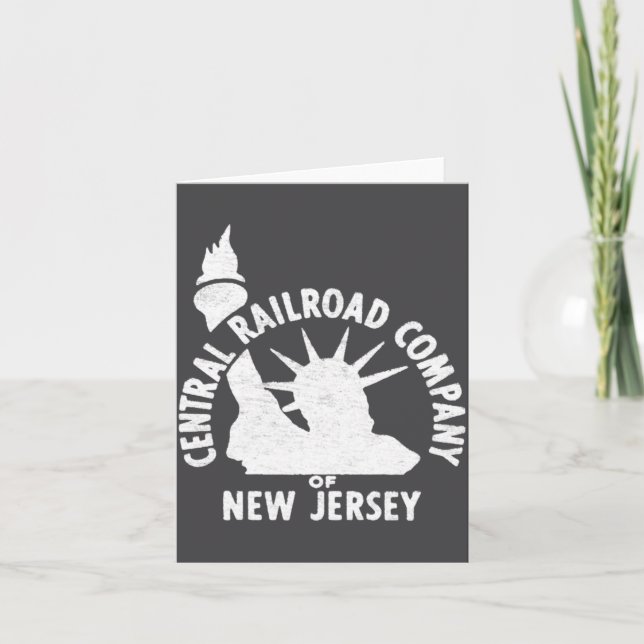 Central Railroad Of New Jersey _1  Card (Front)