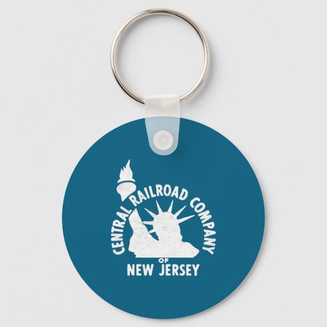 Central Railroad Of New Jersey _1  Key Ring (Front)