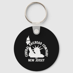 Central Railroad Of New Jersey Key Ring