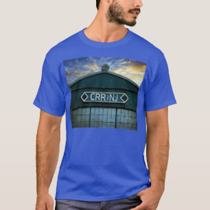 Central Railroad of New Jersey train terminal shed T-Shirt